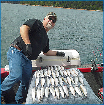 Buster Tegge at Green Peter Reservoir, Oregon